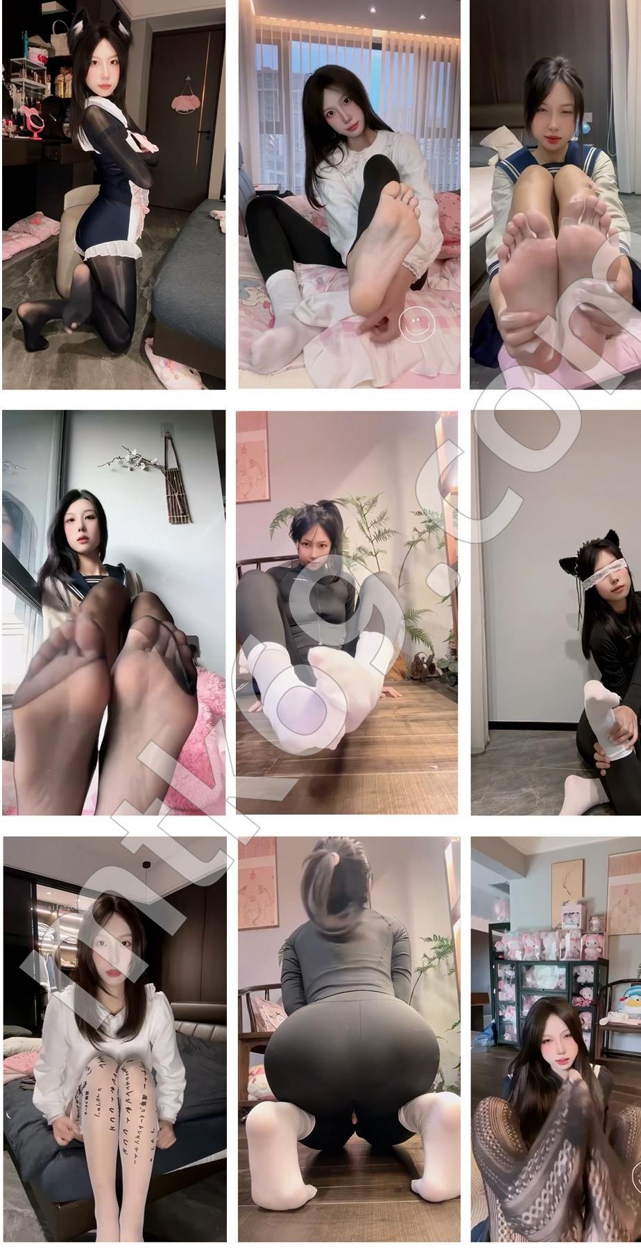 抖音立早张的章 丝足诱惑 [12V/2.82GB]教学分享